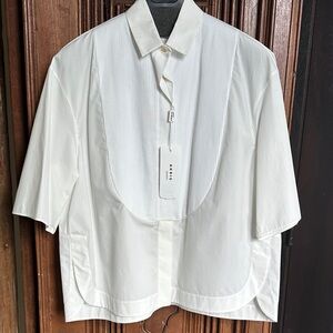 Akris Punto White Button Down Shirt